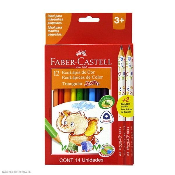 COLORES JUMBO X12 FABER CASTELL