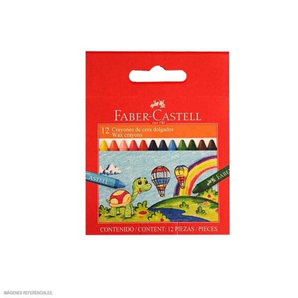 CRAYONES X10 DELGADOS FABER CASTELL