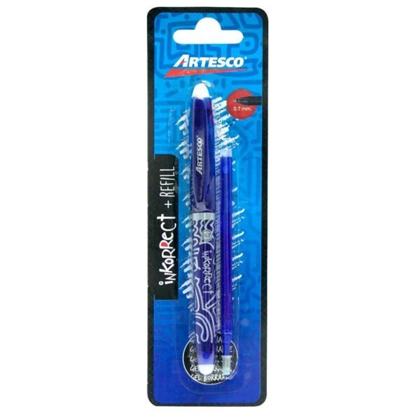 LAPICERO BORRABLE 0.7 AZUL ARTESCO