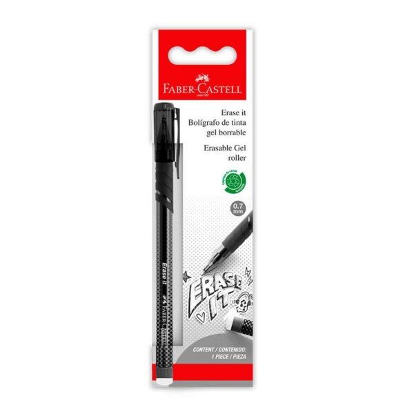 LAPICERO BORRABLE NEGRO FABER CASTELL